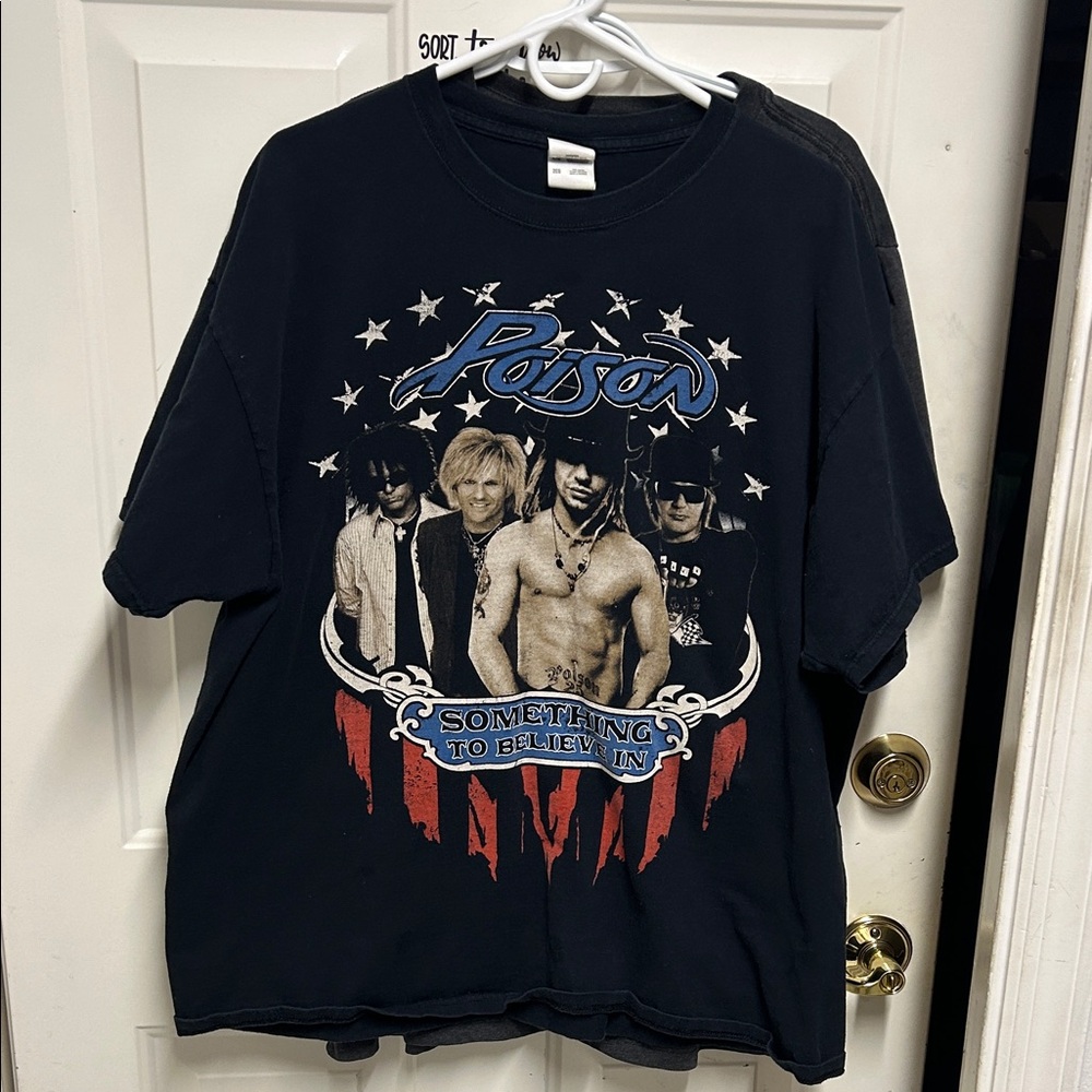 Poison Black Graphic Band T-Shirt